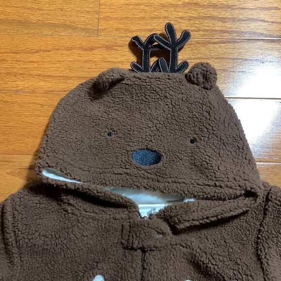 Just Born Size 12 months Reindeer brown costume/onsie - Picture 5 of 8